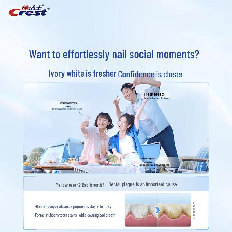 Crest Dual-Color Whitening Toothpaste