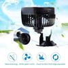 Quiet Operation Dual-Head Car Fan Multi-Angle Adjustable Electric Fan  Driving Environment
