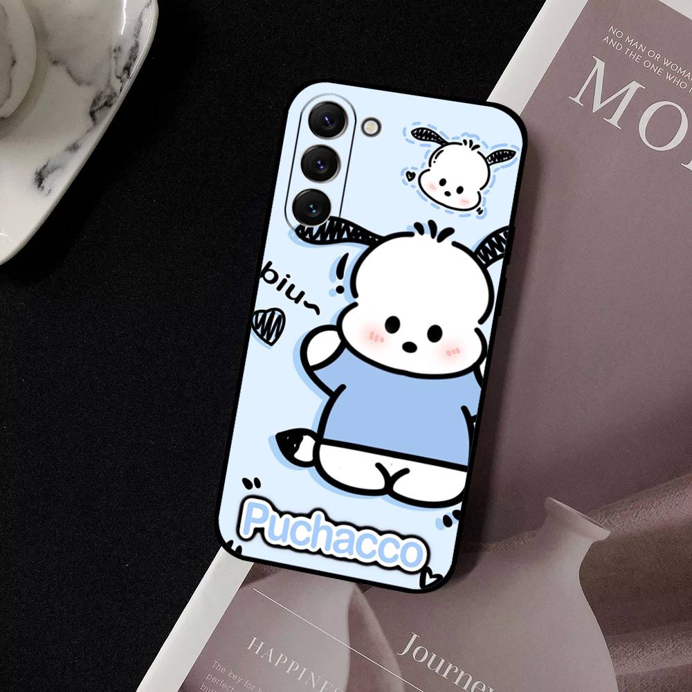 Cute Cartoon P-Pochacco Dog Phone Case For Samsung Galaxy S21 S22 S23 S24ULTRA S25ULTRA FE Ultra Plus5G A52S S26 Soft Cover