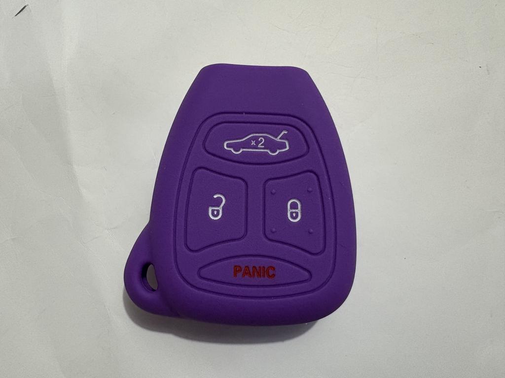 4 Buttons Soft Silicone Car Key Case Cover For Chrysler 300 Aspen For Dodge Dakota Durango For Jeep Grand Cherokee Commande Auto