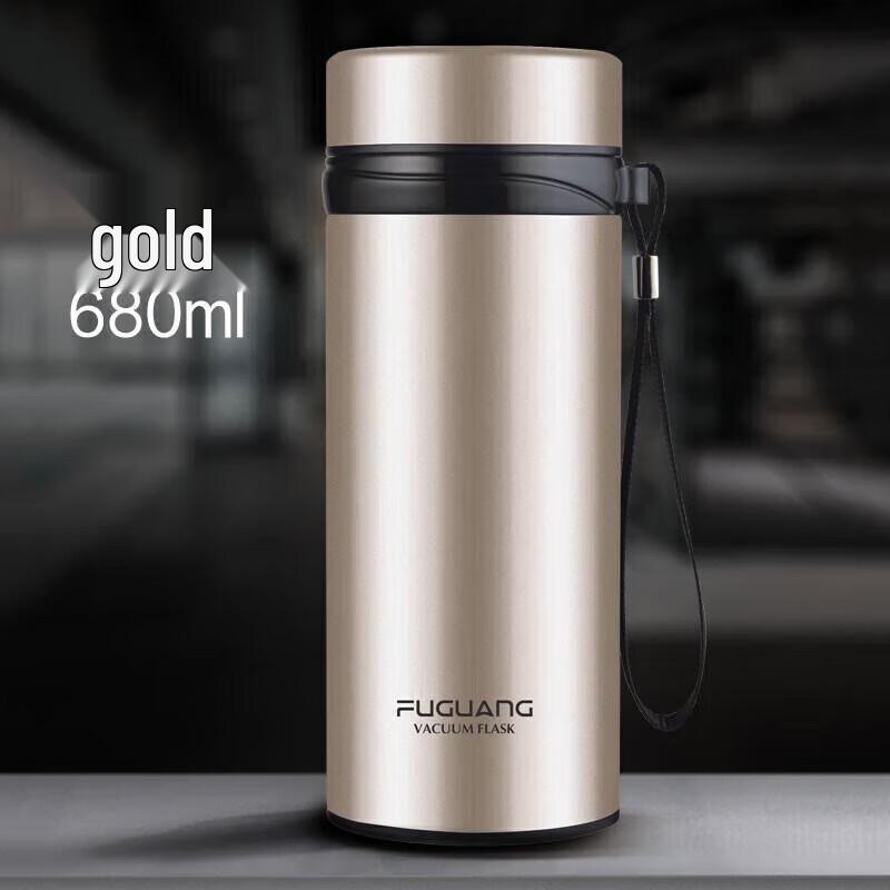 FUGUANG 680ml Vacuum Insulated Portable Water Bottle