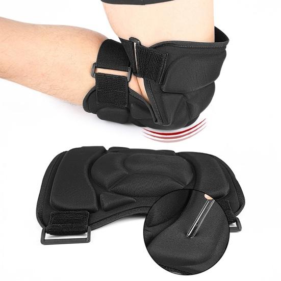 1 Pc Knee Pad for Men Women Anti-slip Collision Avoidance Knee Sleeve with Thick Sponge Exercise Protective Knee Pad for Football Volleyball