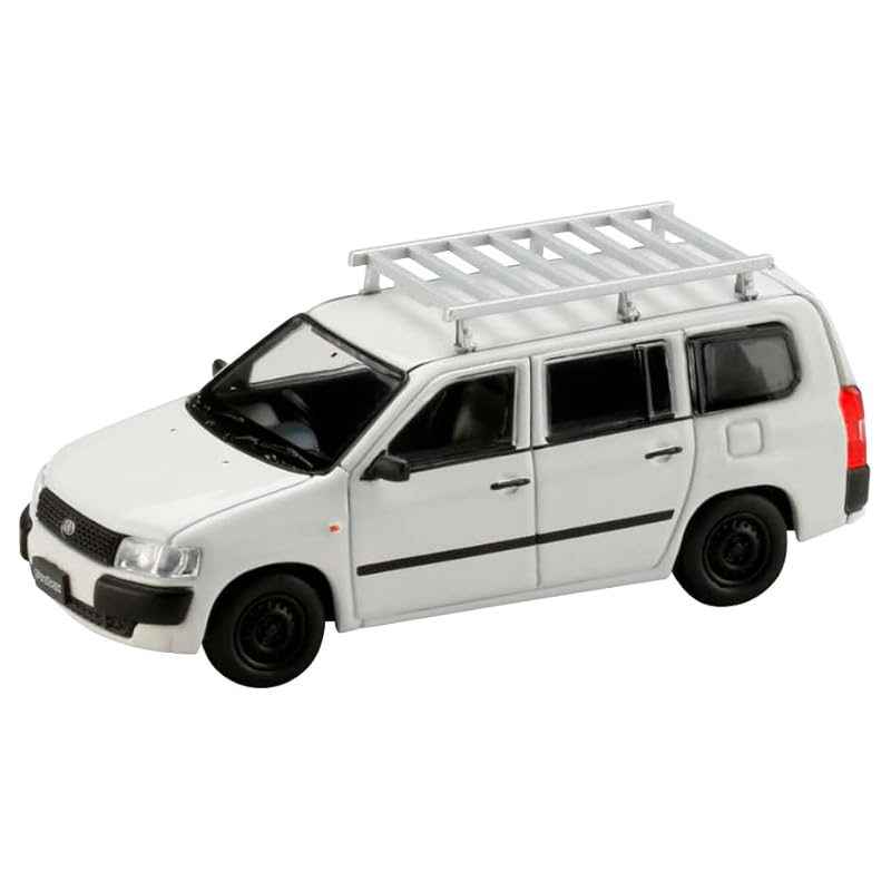 

HJ64 1/64 toyota pro box Custom version/with roof carrier white Finished product