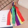Children'S Wrist Elastic Ribbon Performance Rainbow Wrist Strap Stage Performance Wrist Bell