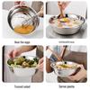 Fengzhi Stainless Steel Mixing and Seasoning Bowls