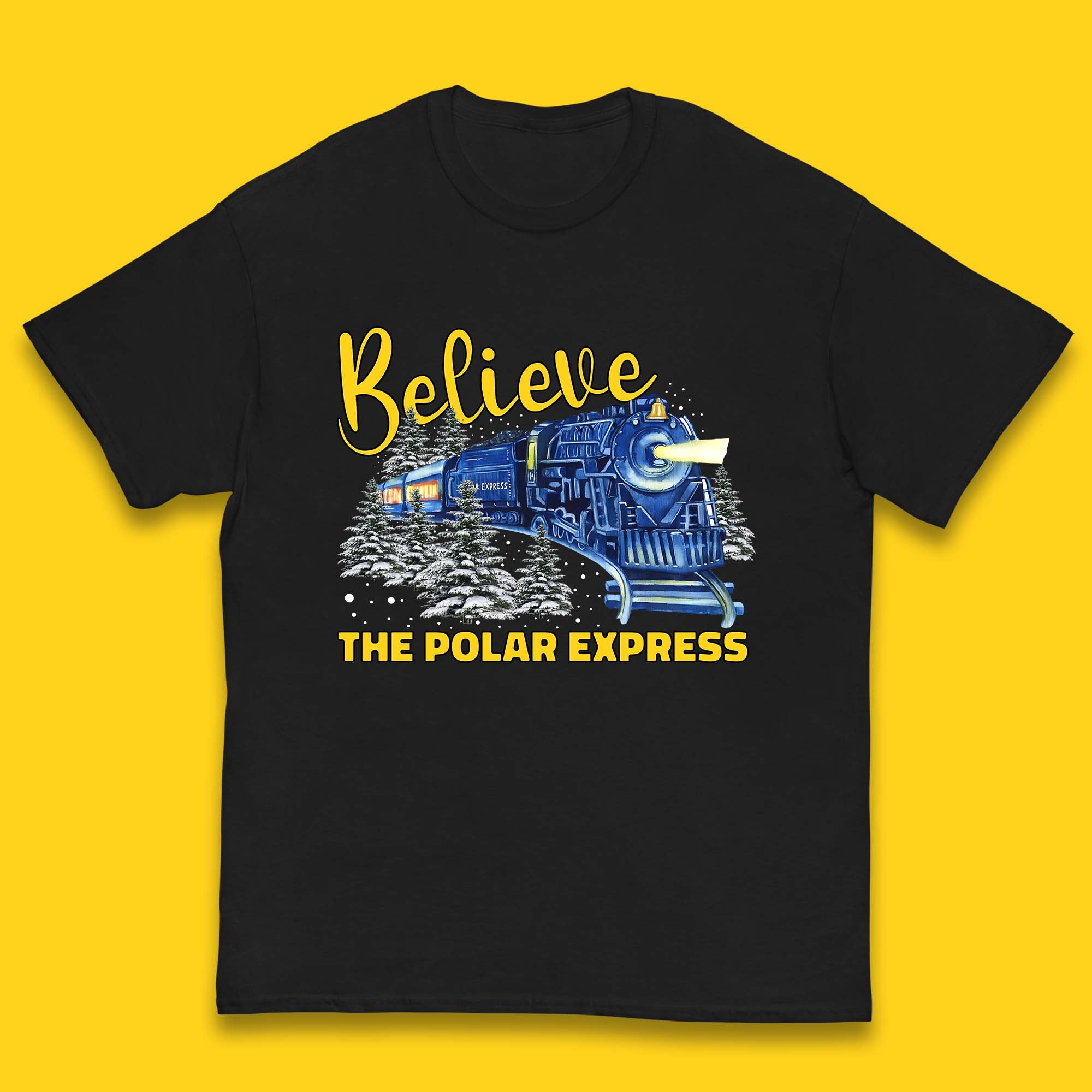 Believe The Polar Express Christmas Train Kids T-Shirt 140