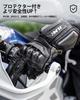 ILM Motorcycle Leather Hard Impact Leather Unisex Gloves, (Goat Leather), Spring/Autumn/Winter, Windproof, Warm, Non-Slip, Protector, Resistant,