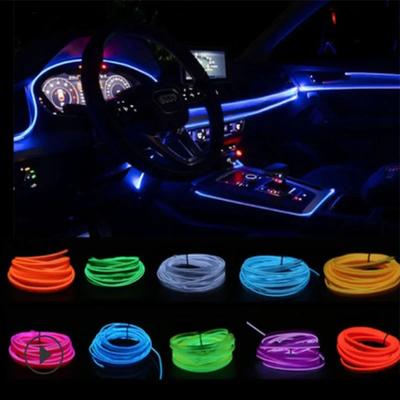 Car LED Ambient Lights  Decorations Interior  1M/3M/5M USB LED Panel Dashboard With Atmosphere Flexible Neon Lights With USB Dri