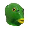 Funny Animal Headgear Performance Track Universal Headgear Green Fish Headgear