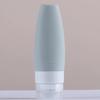 60/90ml Flacone da Viaggio Portatile in Silicone Contenitore per Liquidi Vuoto Ricaricabile Confezione Lozione Punti Contenitore Shampoo Crema Viaggio
