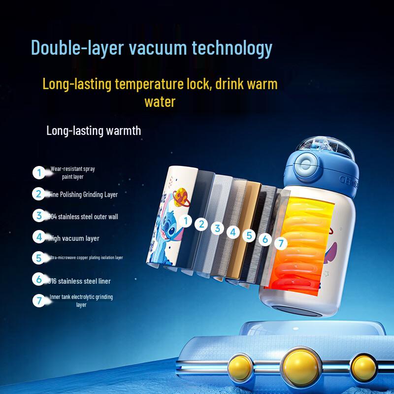 Gemisi Stitch Planet Explorer Insulated Mug