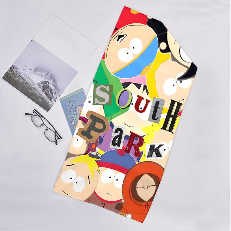 South Park Fashion Beach Towel: Ideal for Summer Adventures Soft, Absorbent and Quick Drying Suitable for Swimming and Bathing