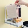 Plastic Kitchen Storage Rack Dishcloth Hanger Cleaning Brush Storage Tool  Space Saving