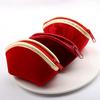 Jewelry Storage Bag Red Velvet Household Supplies Washable Ear Studs Necklace Ring Travel Bag Pretty Storage Washable