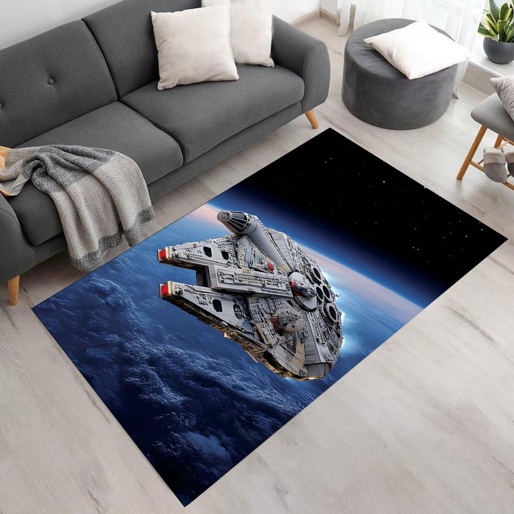 Star Wars Floor Rug Office Rug Suitable for Bedrooms Balcony Dormitory Playrooms Anti-slip Rug Decorate Offices Wedding Party Gift