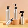 Light Weight Aluminum Bottle 60/100/130/180/250/270ml with Sprayer Pump Lotion Dispenser Aluminum Bottle for Cosmetic