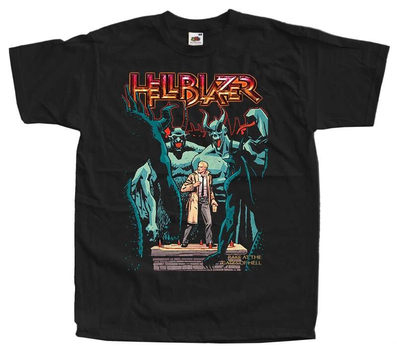 HELLBLAZER black T SHIRT v6 John Constantine DC Comics sizes S-5XL 4XL