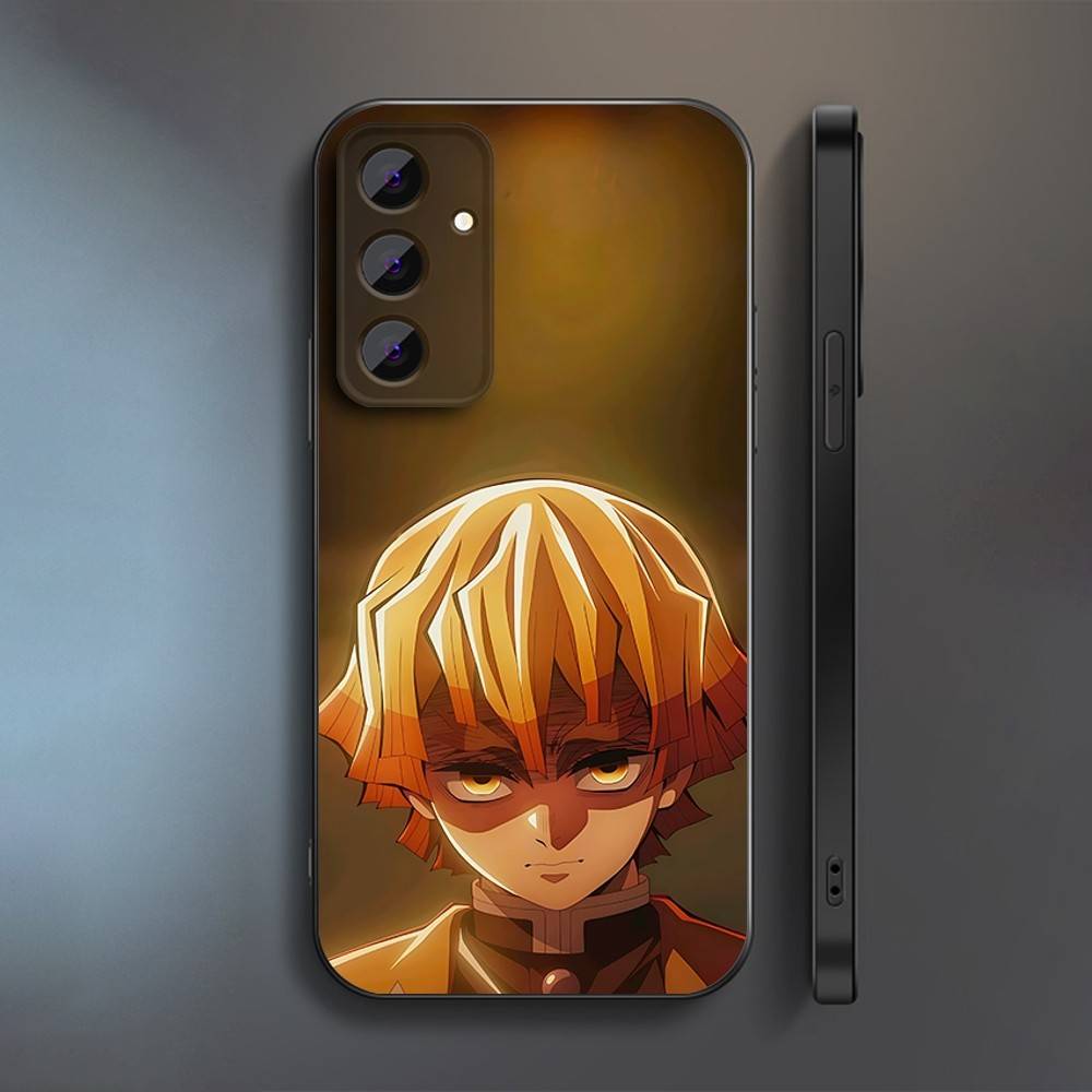 

Kimetsu No Yaiba Infinity Castle Phone Case For Samsung S 25,24,23,22,30,21,10,9,Ultra,Plus,Lite,FE,4,5 G Soft Black Case Samsung S23ULTRA5G