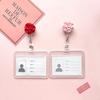 Retractable Hospital Office Suppies Name Tag Badge Reels Employee Badge Holder Easy Pull Buckle Reel Clip Chest Pocket Clip