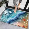 Cartoon Bathroom Absorbent Foot Mat Toilet Door Carpet Anti Slip Entrance Door Mat