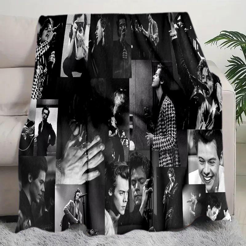 Coperta Harry Styles Perfetta per Tutte le Stagioni Morbida Confortevole Divano Ufficio Pisolino Viaggio Regalo di Compleanno Regalo di Natale