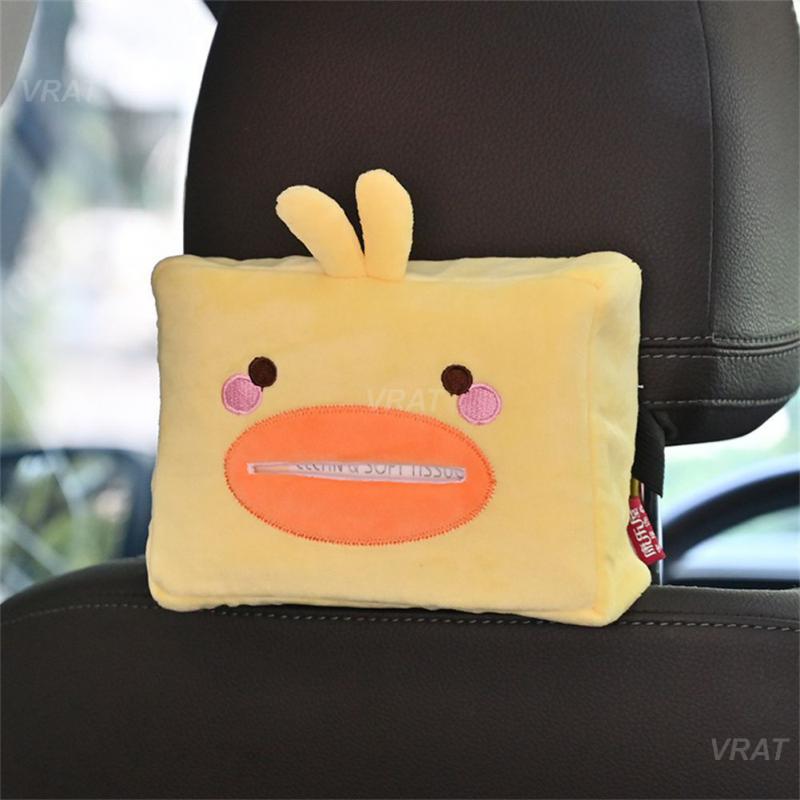 Animal Decoration Bracke Lovely Cartoon Portable Universal For Auto Home Room For Car Seat Car Interior Tissue Box Creative Cute