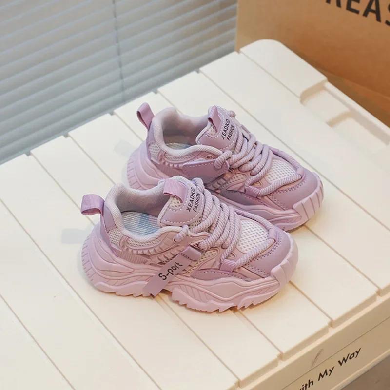 Children Sneakers for Girls Boys 2024 Summer New Fashionable Comfortable Casual  Soft Sports Air Mesh Running Shoes Students