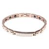 Stainless Steel Bracelet Inlaid Black Gallbladite Titanium Steel Bracelet 