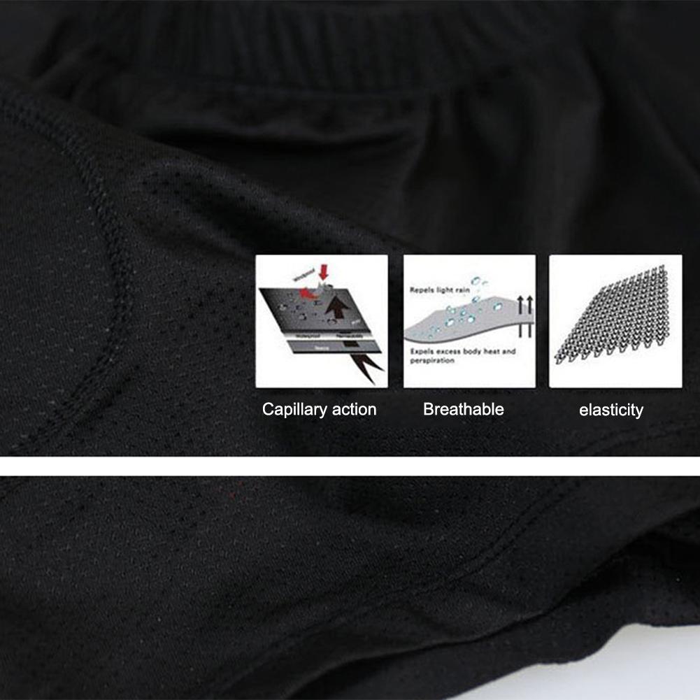 Pantaloni scurți de ciclism 3D căptușiți pentru bărbați și femei, mărimea L, portocalii, îngroșați, respirabili