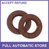 Oil Seal Seal Ring Rotary Shaft Seal FKM Rubber 35x62x7mm Brown 2Pcs