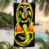 Cobra Kai Fashion Beach Towel: Ideal for Summer Adventures Soft, absorbent and quick drying suitable for swimming and bathing