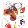 Food sample edible sweet potato cut into chunks 318K keychain