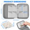 10 Pages 80 Card Slot Card Pack Portable Card Storage Bag with Zipper Large Capacity Game Card Holder Collection Book for Adult