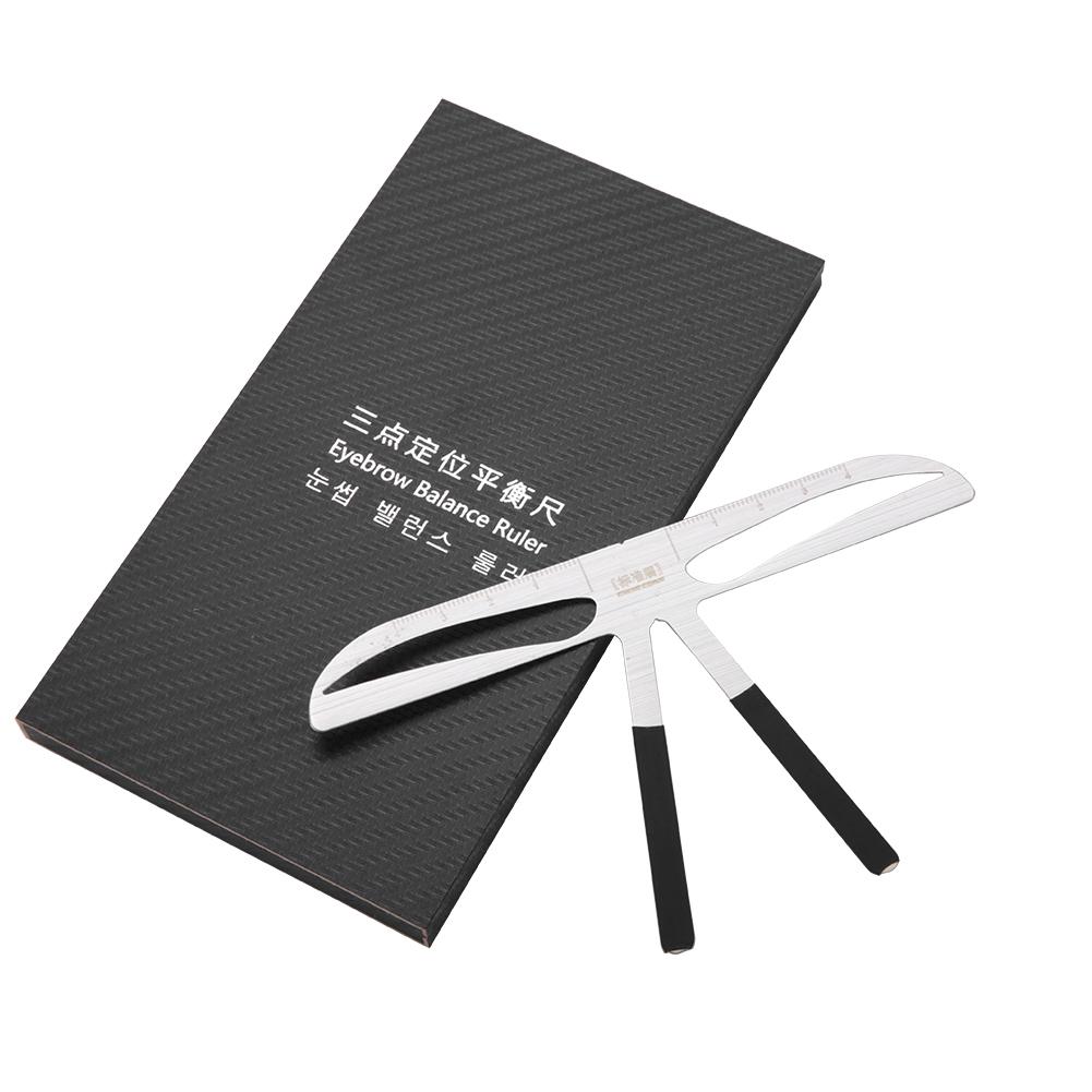 Tattoo Eyebrow Ruler Eyebrow Measure Balance Extension Ruler Shape Stencil 1#