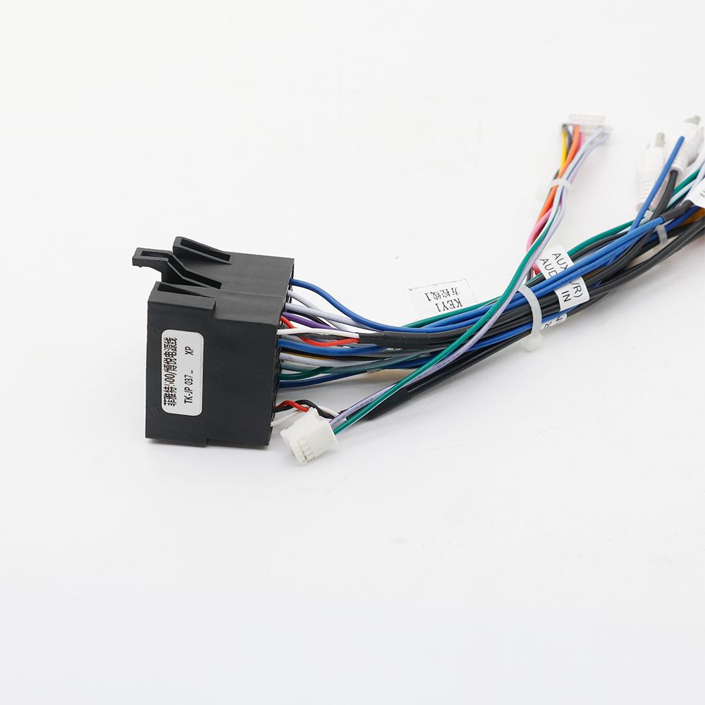 Car 16pin Wiring Harness Adapter Canbus Box Decoder Android Radio Power Cable For Fiat Bravo RP5-FT-002