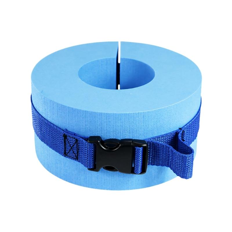 

Children Swimming Float Arm Band Comfortable Quickly Release Fasteners for Swimming Lessons Therapy синій