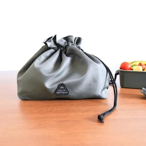 Sabu Marit Single-Pull Lunch Bag, Khaki, 395222