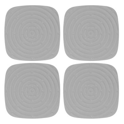 4pcs Chicken Nest Mat Washable Chicken Nesting Pads Nesting Box Pads for Laying Eggs Grey