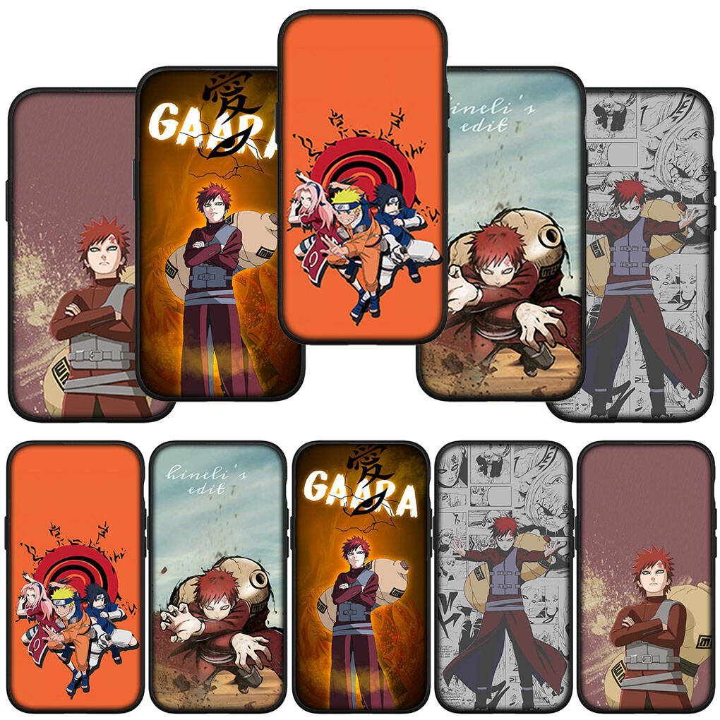 Handyhülle für iPhone 17 15 16 Plus X XR Redmi Note 14 12 11 13 Pro Max Huawei P30 P20 Lite Y9 OPPO A60 A40 A80 A18 A16 A54 Gaara Comics Naruto Cover