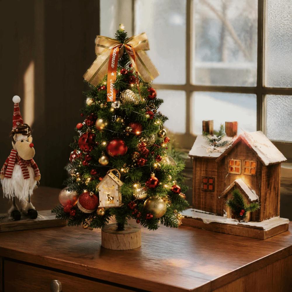 Simulated Christmas Tree Green Simulated Plants Gift Small Pine Tree Hotel Window