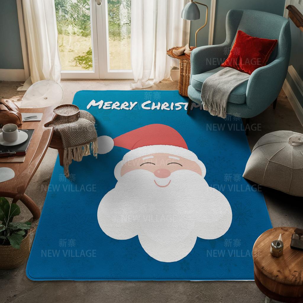 Koberec ke vchodu do domu Rohožka ke dveřím do domu Obývací pokoj Vana Koupelna Protiskluzové koberce s absorpcí vody vana Veselé Vánoce zima