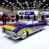 1:24 Eldorado Big Rocket Vintage Classic Car Model Simulation Alloy Toy Sound and Light Series Collection Children's Gifts
