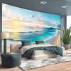 Ocean Sunset Tapestry Bringing Serenity And Natural Beauty Into A Cozy Bedroom Oasis