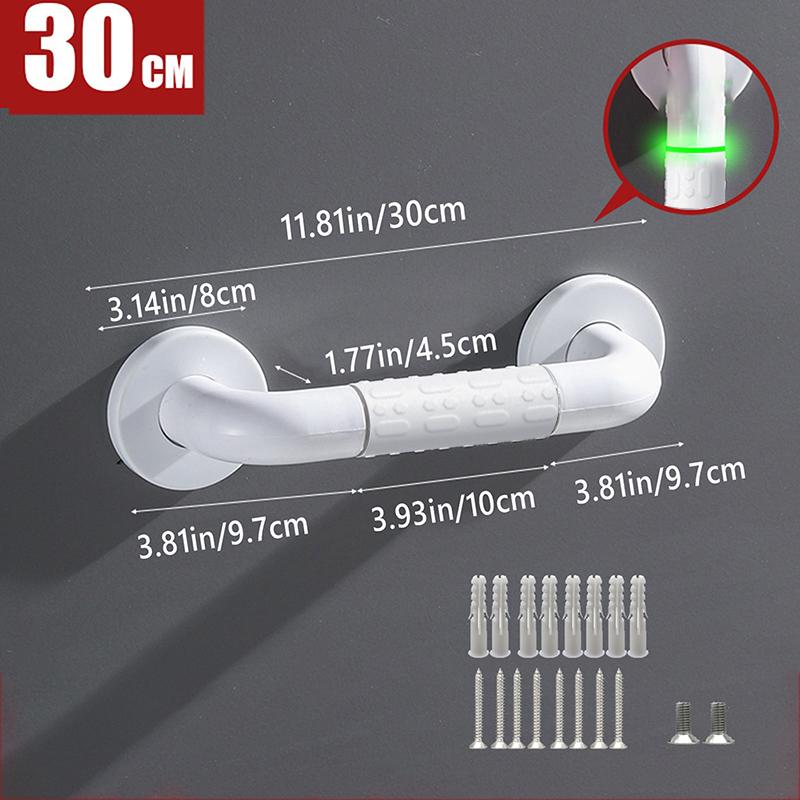 Bathroom Grip Shower Tub Grab Bar Toilet Safe Handle Handrail Useful Shower Safety Support Handle Towel Rack