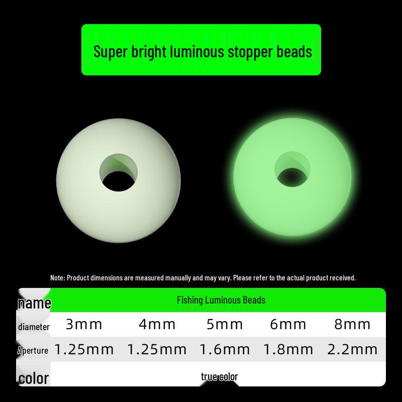 

Светящиеся бусины для рыбалки: Противоударный, Противозапутывающий Стопор для Морских Бобов и Аксессуары-Аттрактанты для Джиггинга и Скользящих Поплавков. Luminous Stopper Bead 3mm/piece