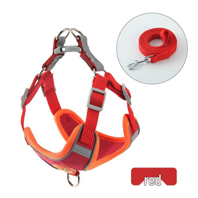 Reflective Anti-Escape Harness and Leash for Small to Medium Dogs & Cats