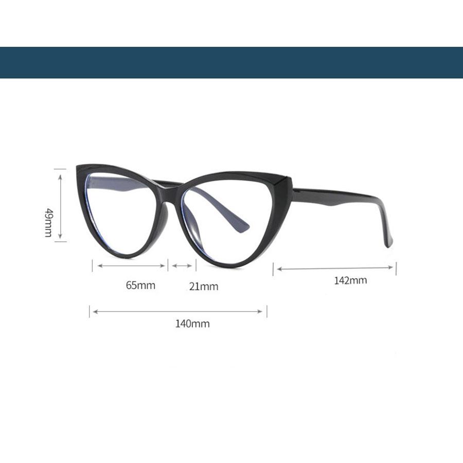 Cat's Eye Large Frame Decorative Glasses Frame Women's Computer Glasses