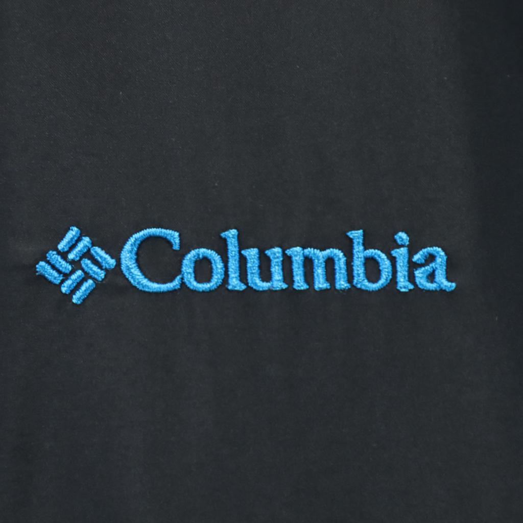 Columbia Waffle fleece Jacket M black Reversible Outdoor Men's Used