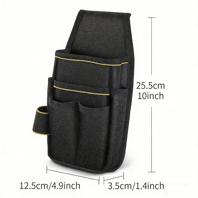 Heavy Duty Canvas Tool Pouch Multifunctional Oxford Electrician Waist Bag Small Hardware Tools Organizer