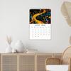 1 Stück 2026 Wandkalender, Volkskunst Pflanzendesign, Bunte Blumenmuster, 12-Monatsplaner, Perfektes Geschenk für Geburtstage & Feiertage